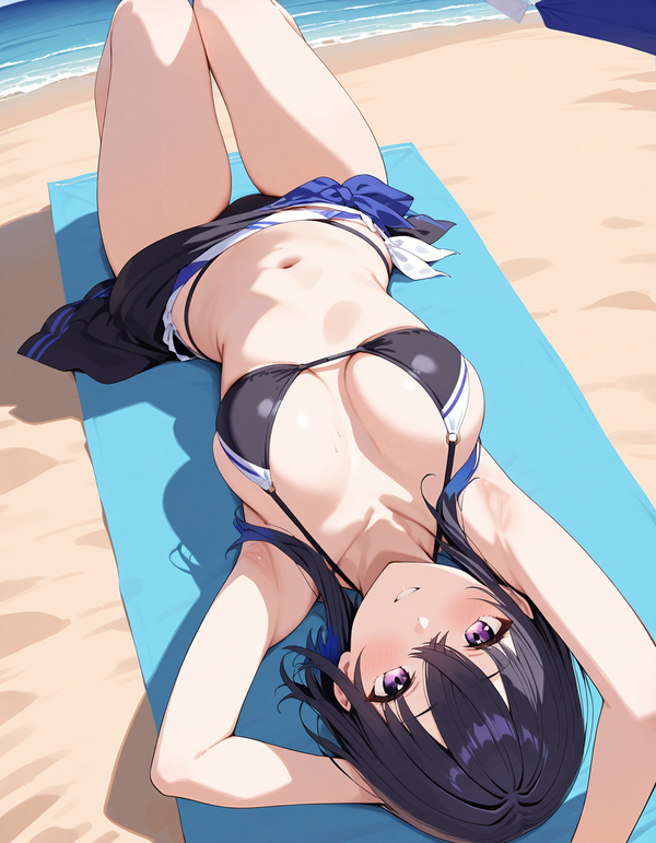 hình ảnh gái xinh anime mặc bikini 26