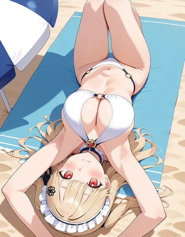 hình ảnh gái xinh anime mặc bikini 27