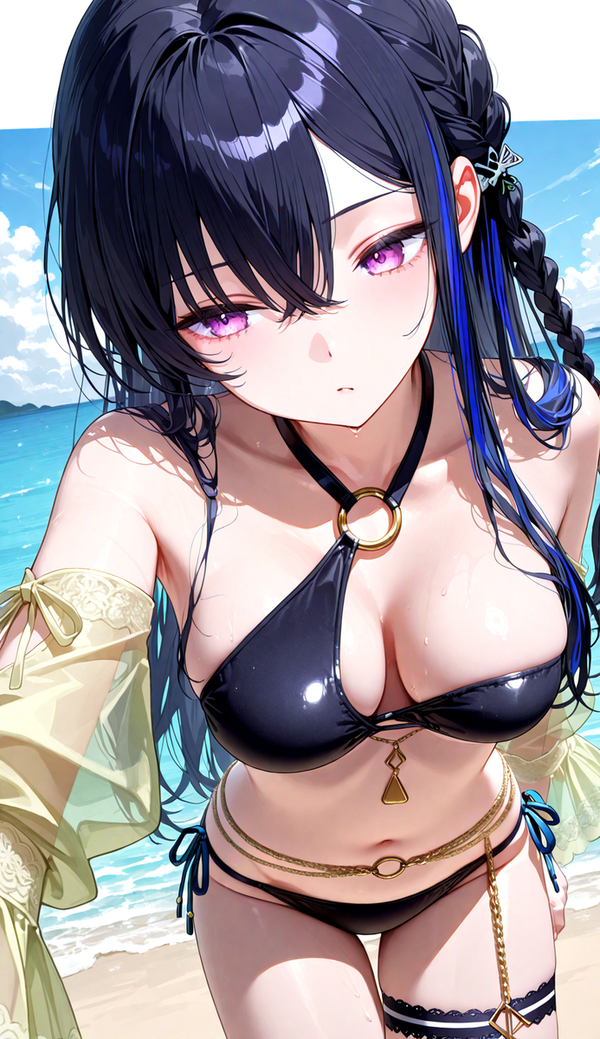 hình ảnh gái xinh anime mặc bikini 29