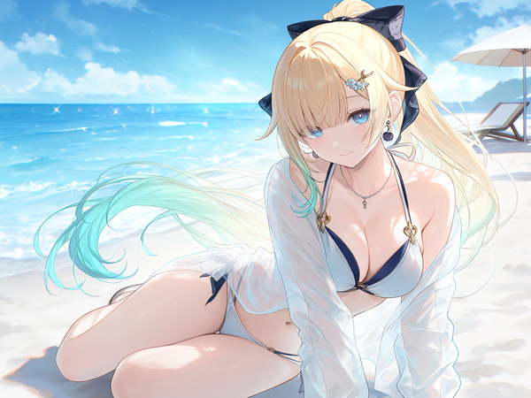 hình ảnh gái xinh anime mặc bikini 36