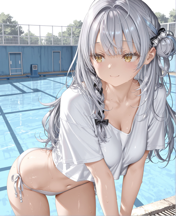 hình ảnh gái xinh anime mặc bikini 7