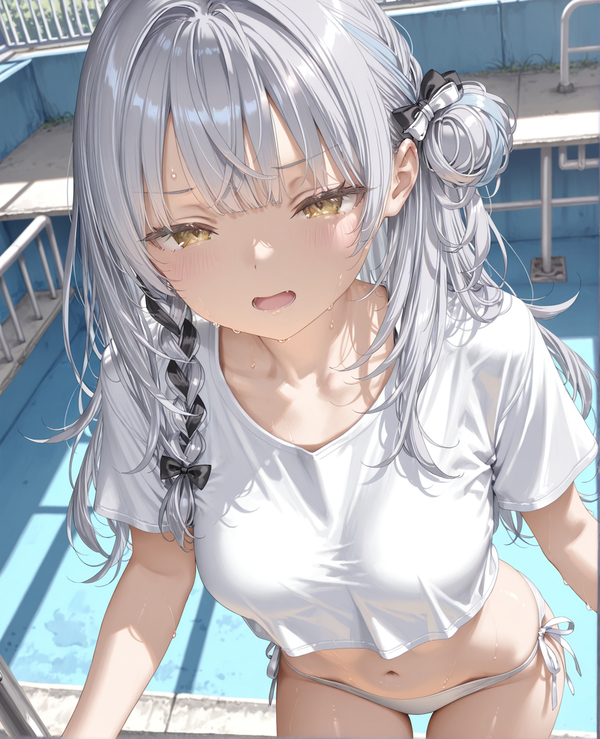 hình ảnh gái xinh anime mặc bikini 8